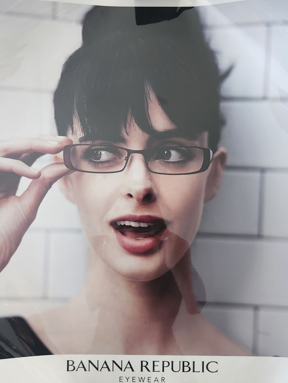 Banana Republic Eyewear Poster With Kristen Ritter